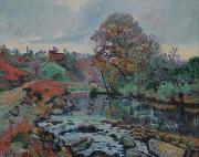 Armand guillaumin Paysage de la Creuse, vue du Pont Charraud Spain oil painting artist